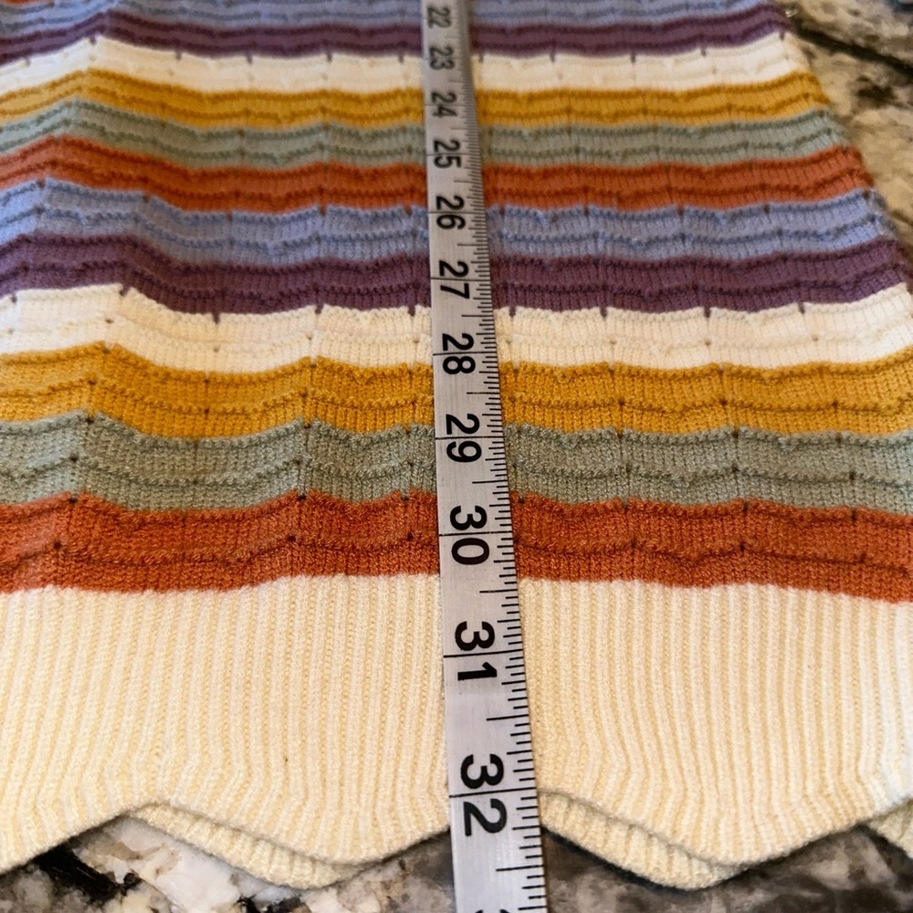 Kuose Striped Knit Sweater Dress - Picture 6 of 9